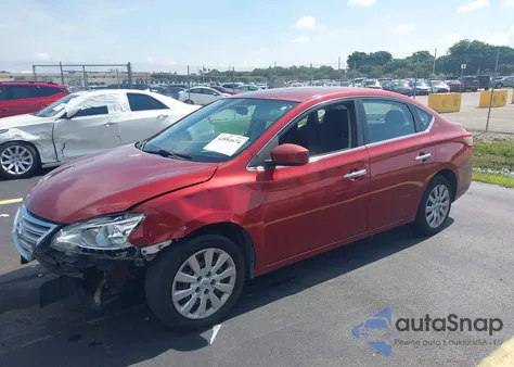 2015 Nissan Sentra Fe+ S/S/Sl/Sr/Sv из США, поврежденный, VIN 3N1AB7AP6FL658455